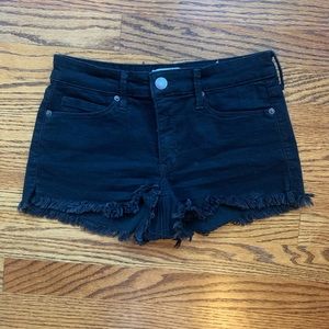 Black Jean Shorts